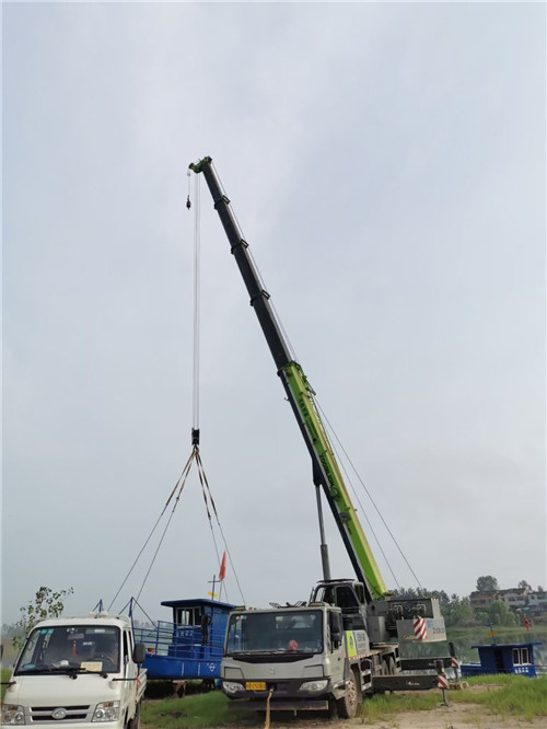 三元区桥梁建设吊装案例